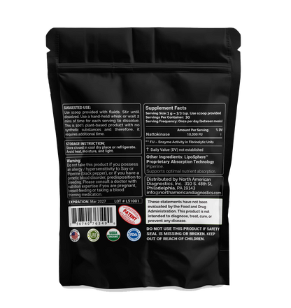 10,000 FU pure powder Nattokinase