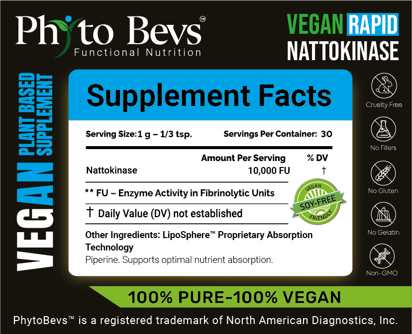 10,000 FU pure powder Nattokinase