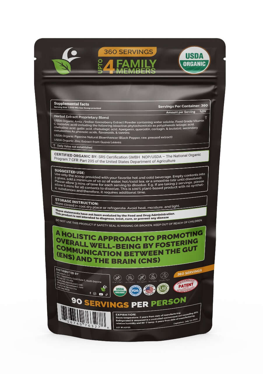 Real Fruit Organic AMLApure™ - 360 servs